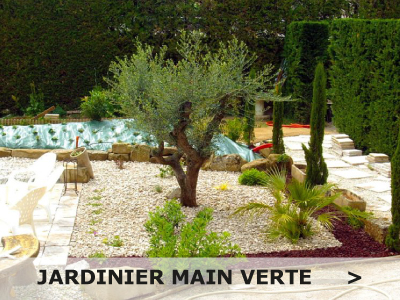 jardinier main verte